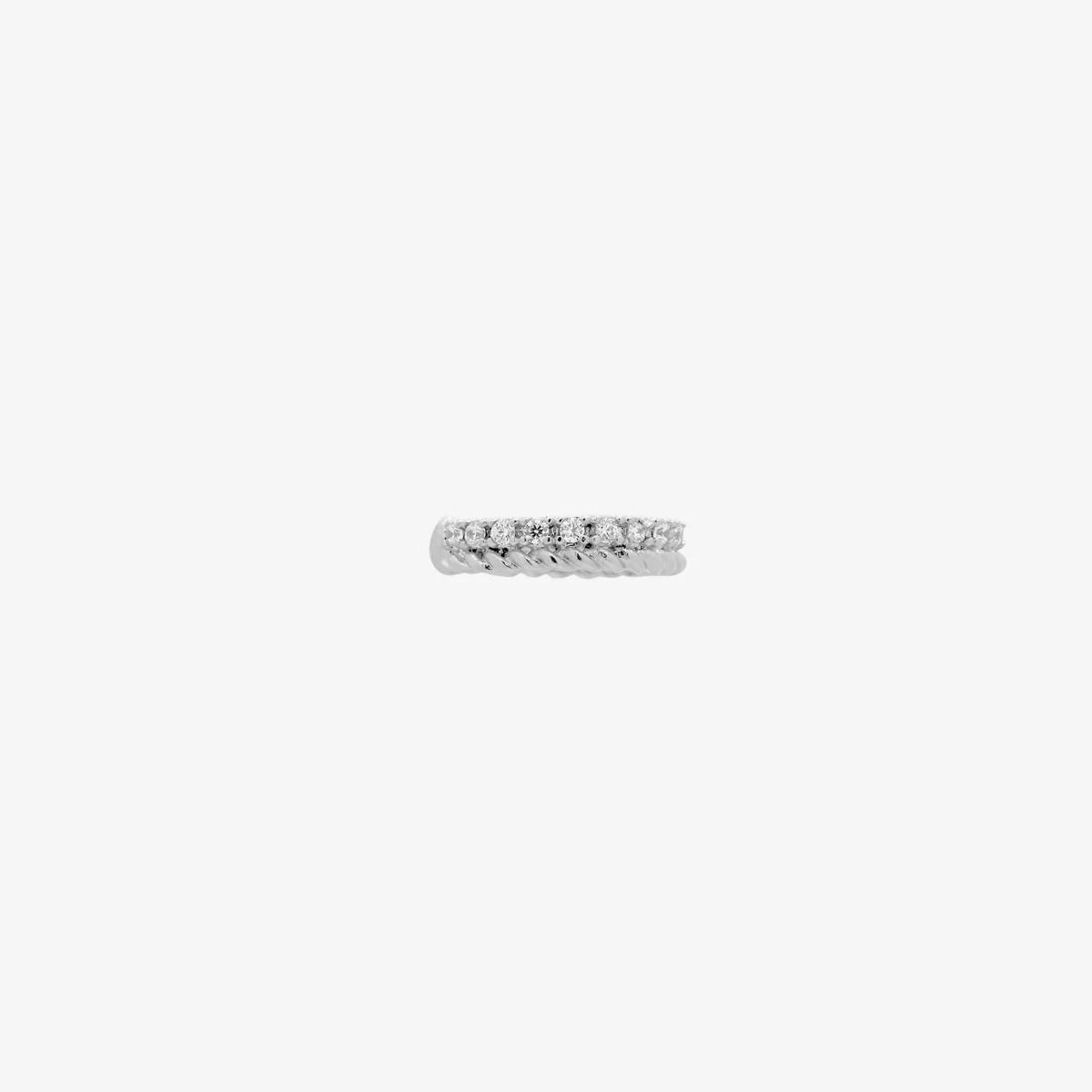 Simple Line Sparkle Ear Cuff - Image 5