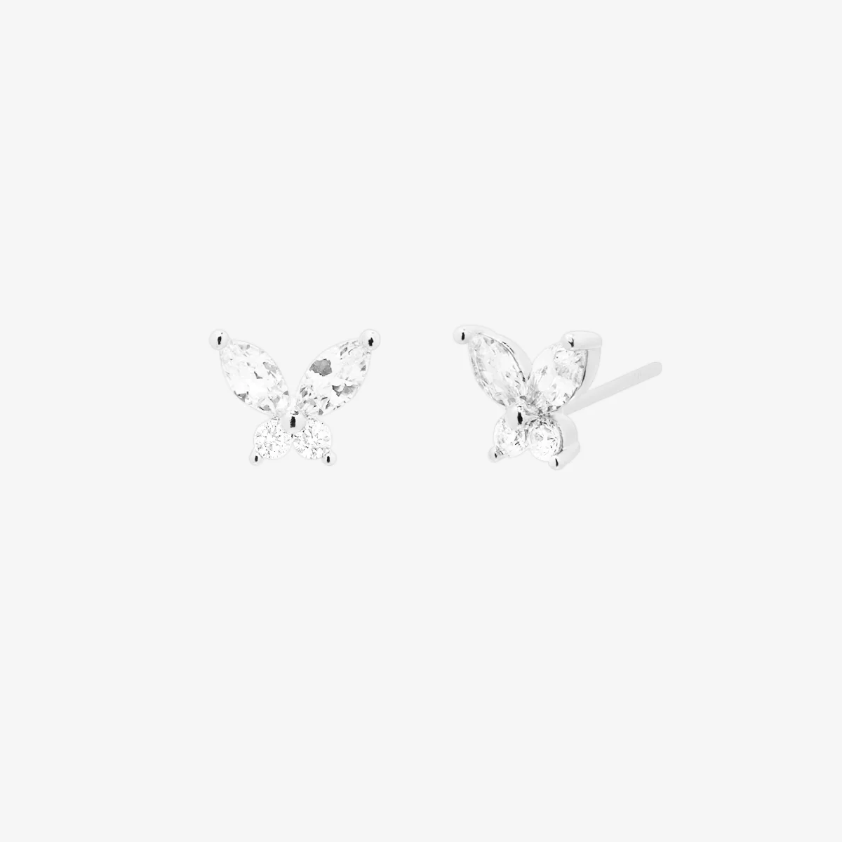 Cubic Butterfly Earrings - Image 3