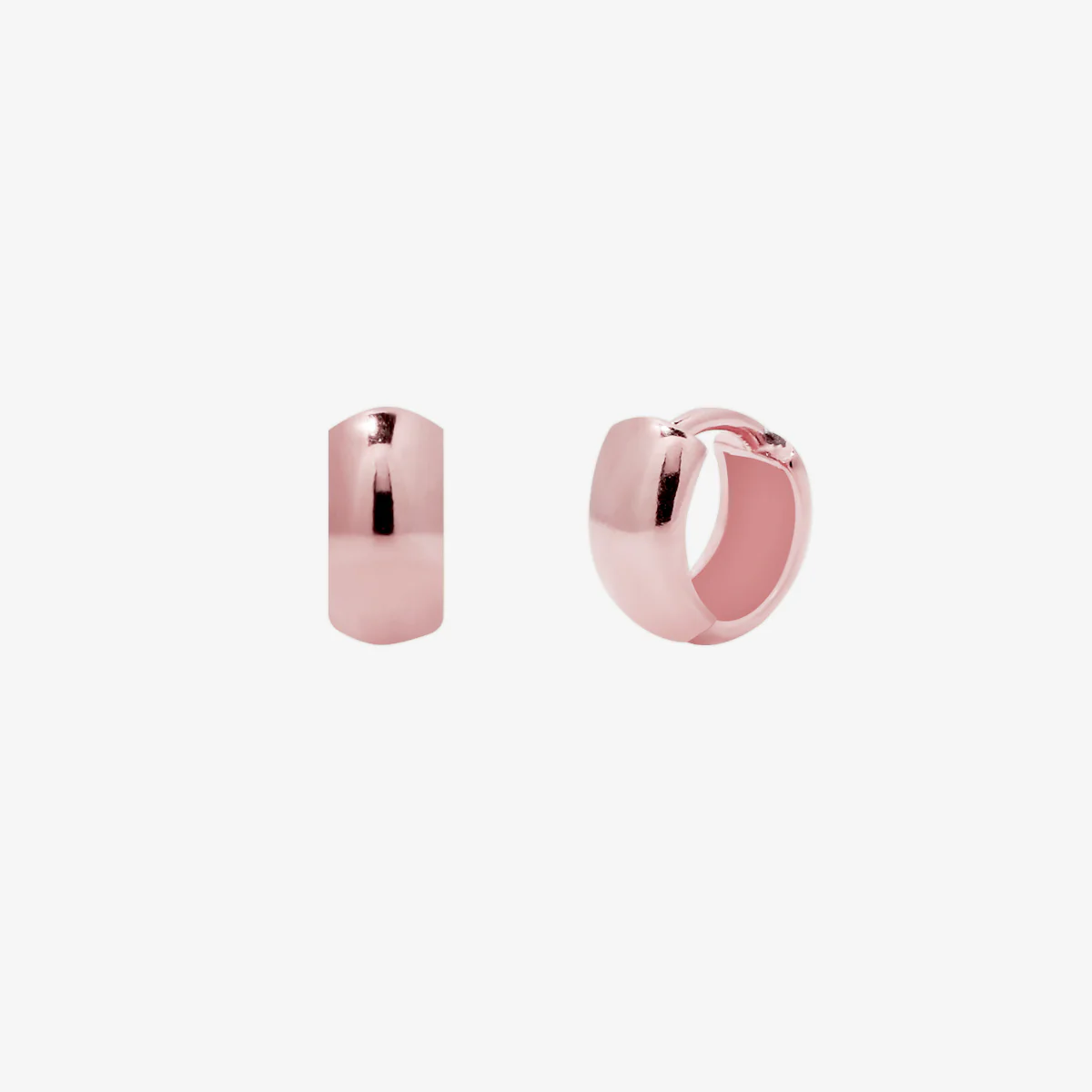 Simple Bold Huggie Earrings - Image 15