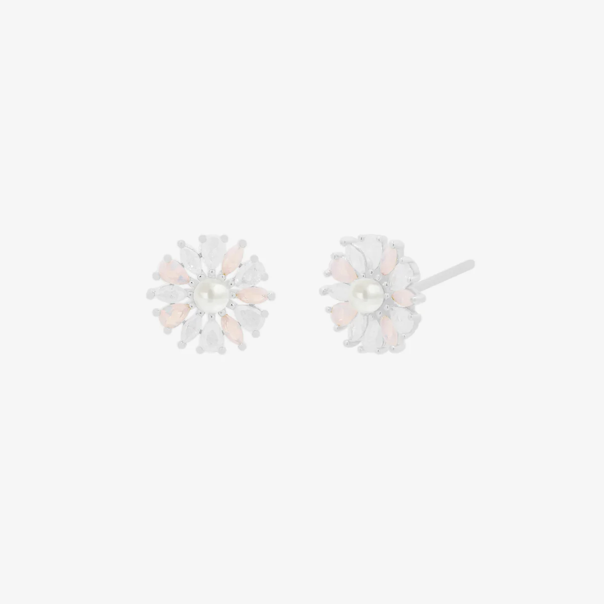 Daisy Pearl and Moonstone Earrings - Image 5