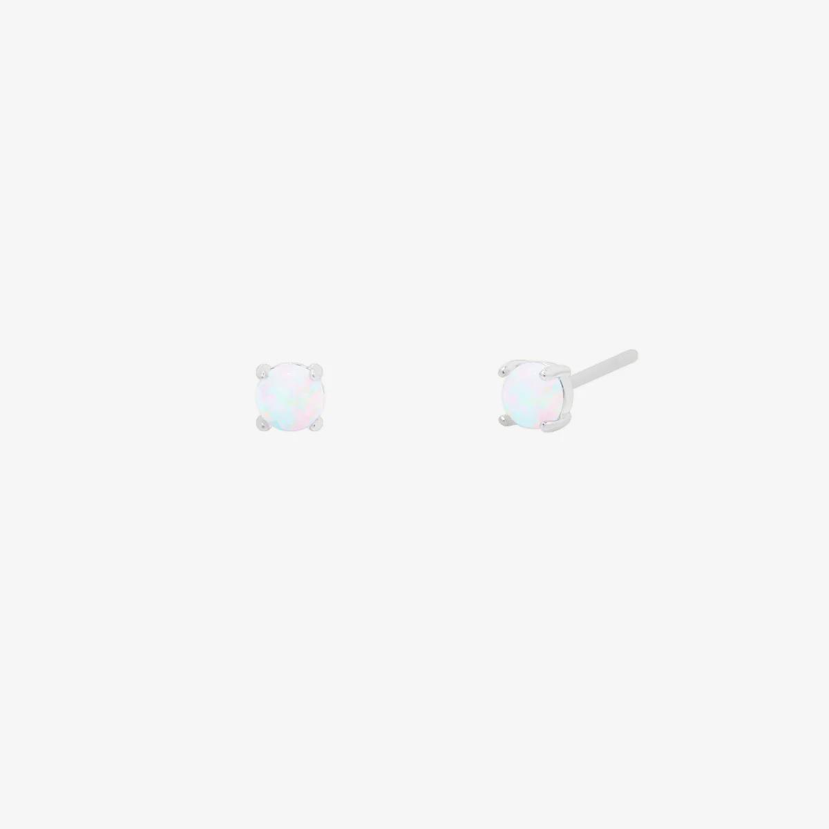 Opal stud earrings - Image 5