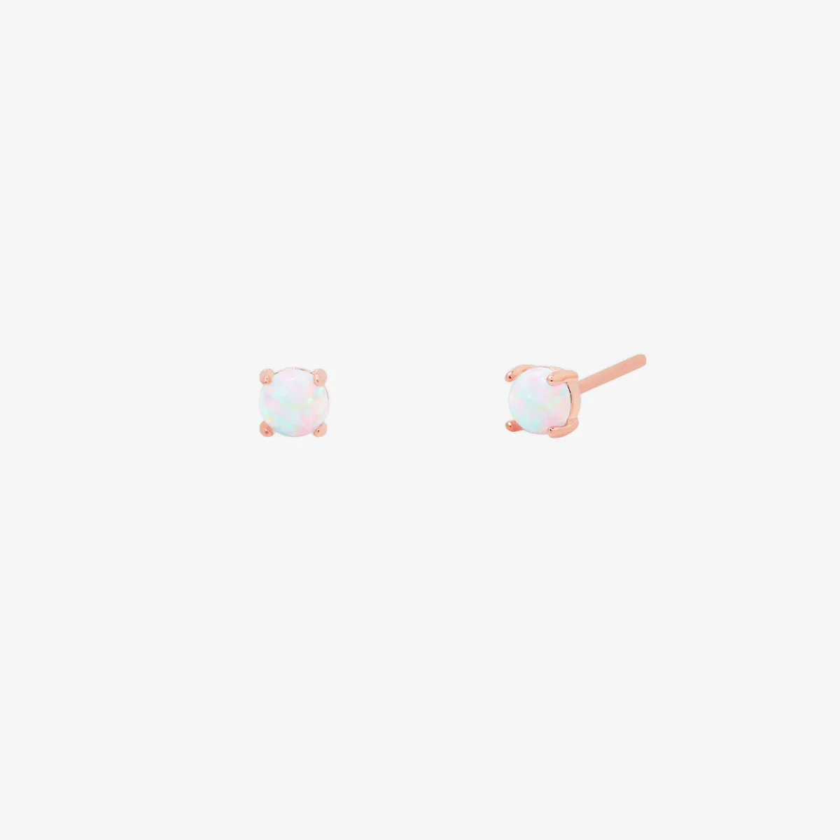 Opal stud earrings - Image 6